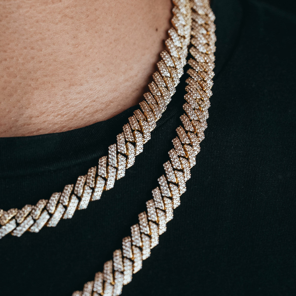 Two tone deals cuban link chain