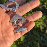 White Gold Bonsai Pendant