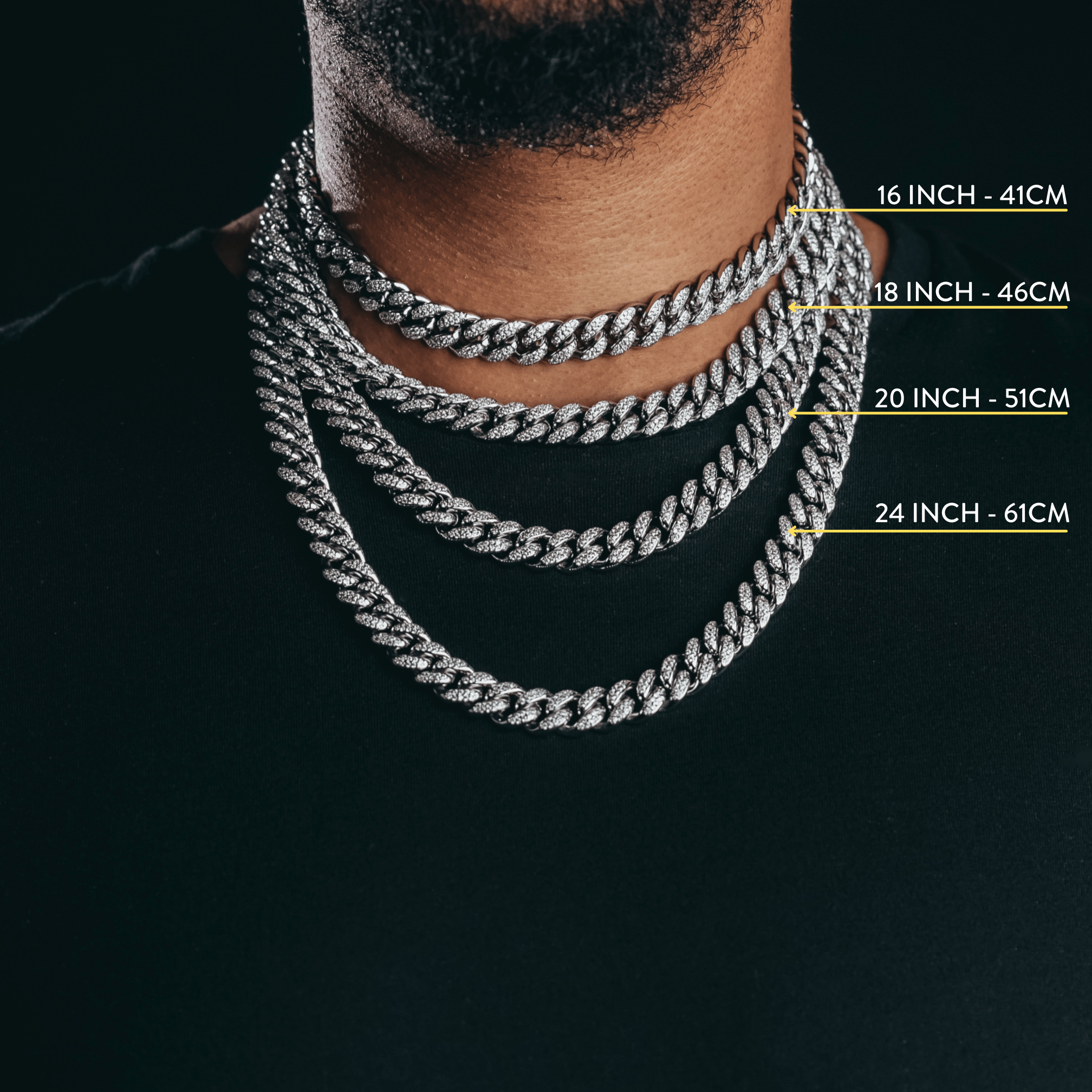 12MM Premium Iced Out White Gold Miami Cuban Chain– Jewellerykings